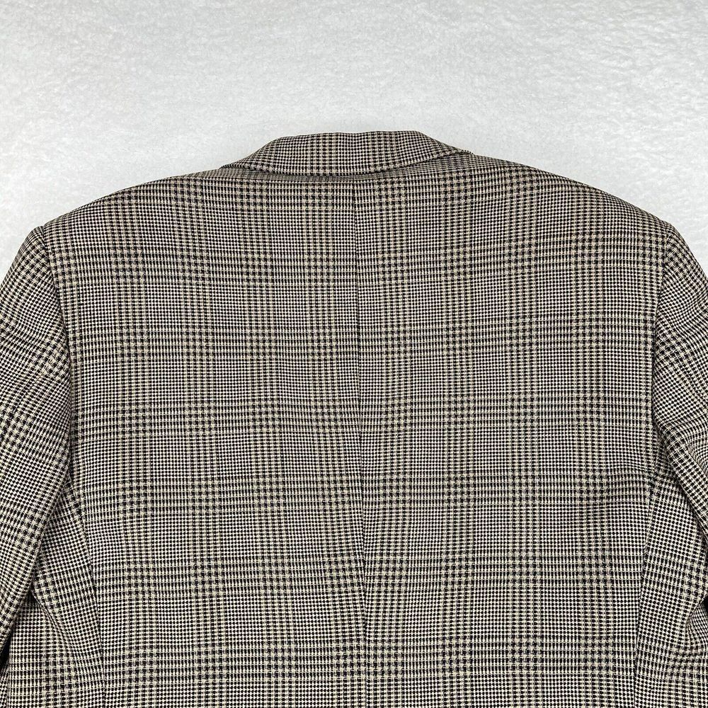 Vintage Givenchy Monsieur Blazer Mens 41R Brown 100% Wool Sports Coat Made USA - Picture 11 of 16